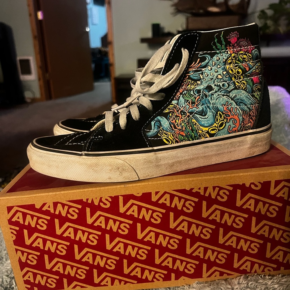 Vans Sk8 Hi Black Underwater - Used